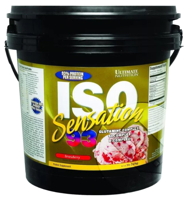 Протеин Ultimate Nutrition Iso Sensation 93, 2270 г, strawberry