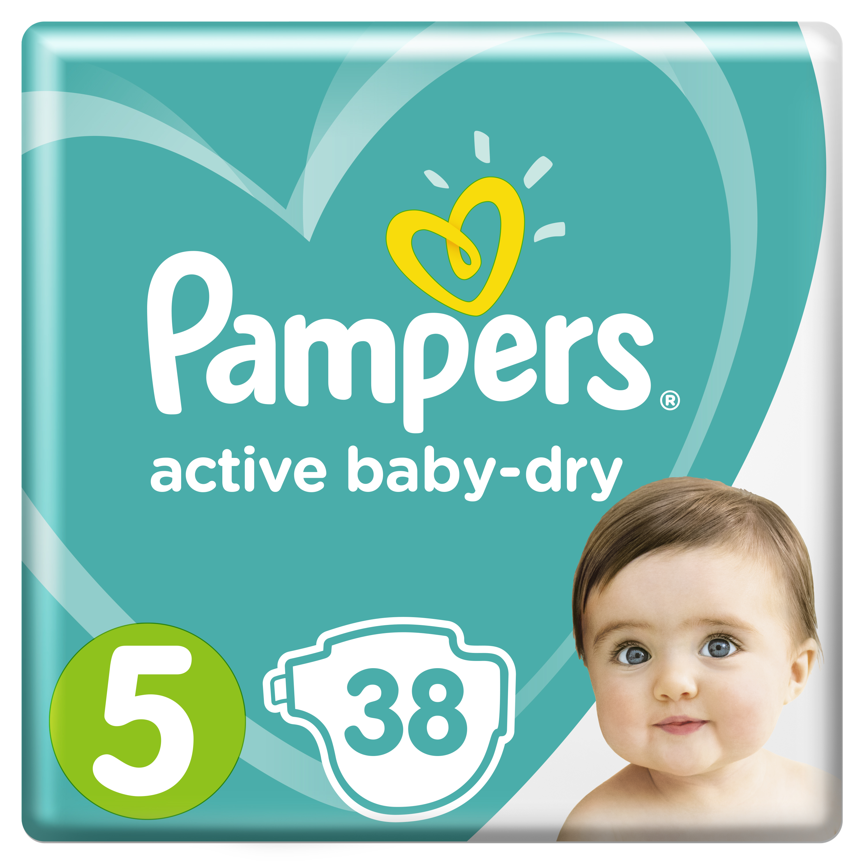 фото Подгузники pampers active baby-dry junior (11-16кг) 38 шт.