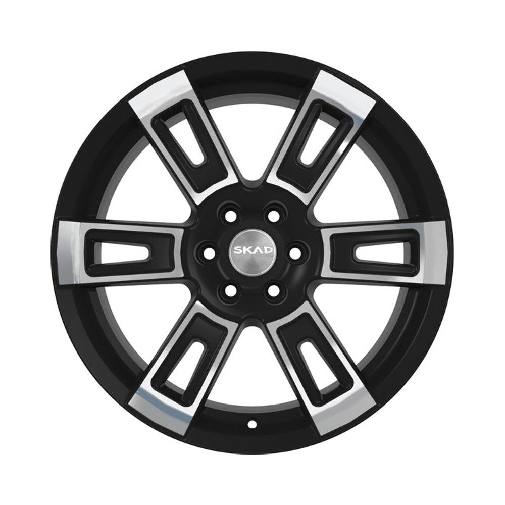 

Колесный диск SKAD Тор 8,0/R18 6*139,7 ET25 d106,2 Алмаз-матовый 2450031, Черный;серебристый