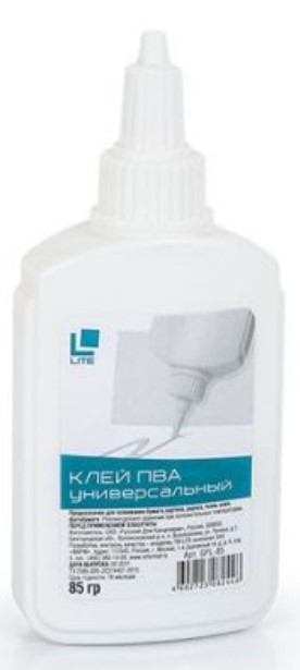 Клей ПВА LITE 85 г универсальный