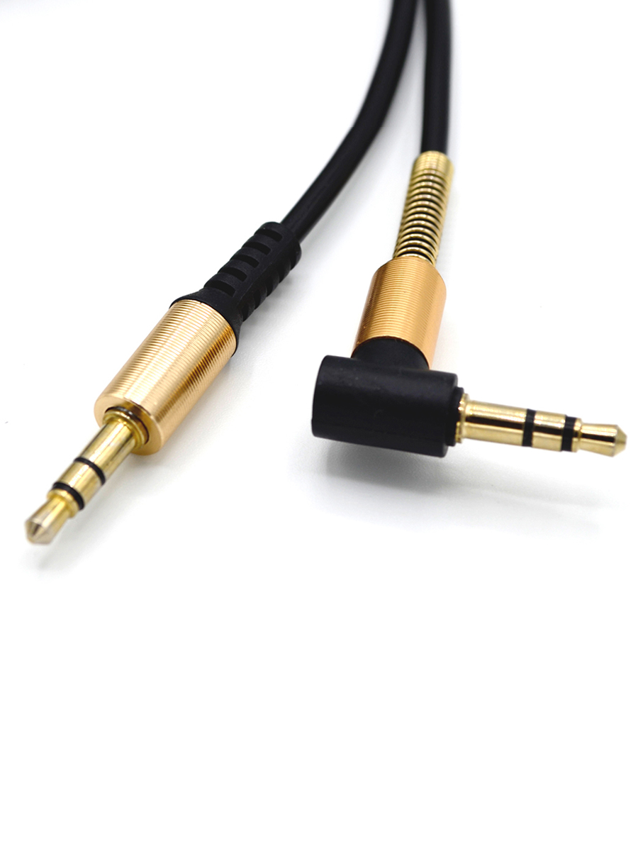 

Aux кабель INNOVATION (M1-AUDIO) L-образный, пружина Black