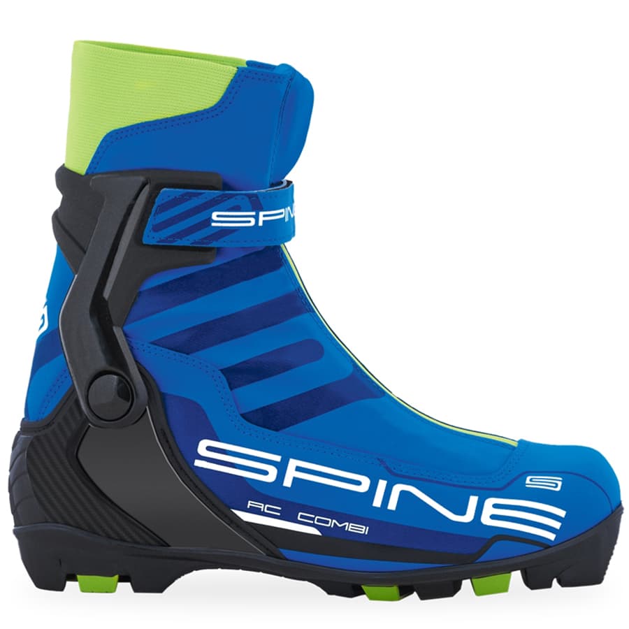 фото Ботинки для беговых лыж spine rc combi 86 nnn 2019, black/blue/lime, 40
