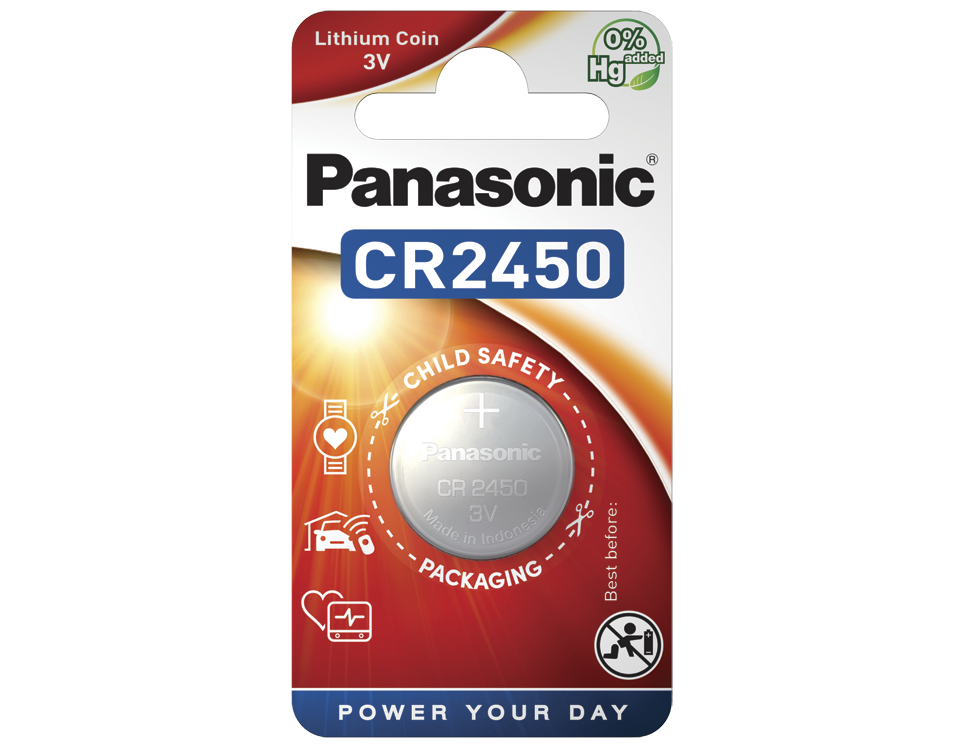 

Батарейка Panasonic CR-2450EL/1B 1 шт
