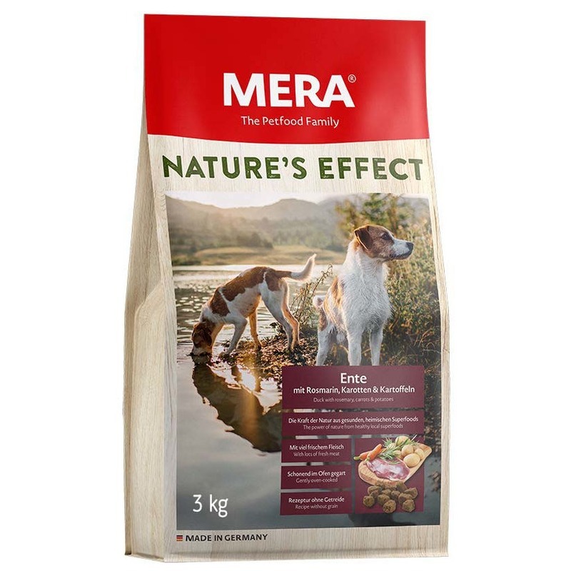 фото Сухой корм для собак mera nature's effect ente mit, все породы, утка, картофель, 3кг