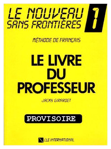 фото Книга cle international "le nouveau sans frontieres teacher's guide. level 1"