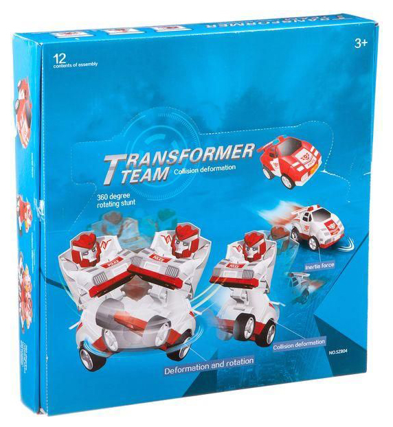 Набор роботов-трансформеров Shenzhen toys Машина, 12 штук Л79575