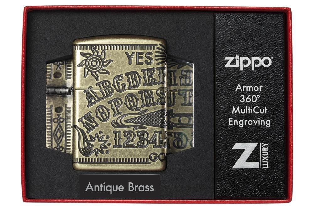 

Бензиновая зажигалка Zippo Armor Antique Brass, Armor