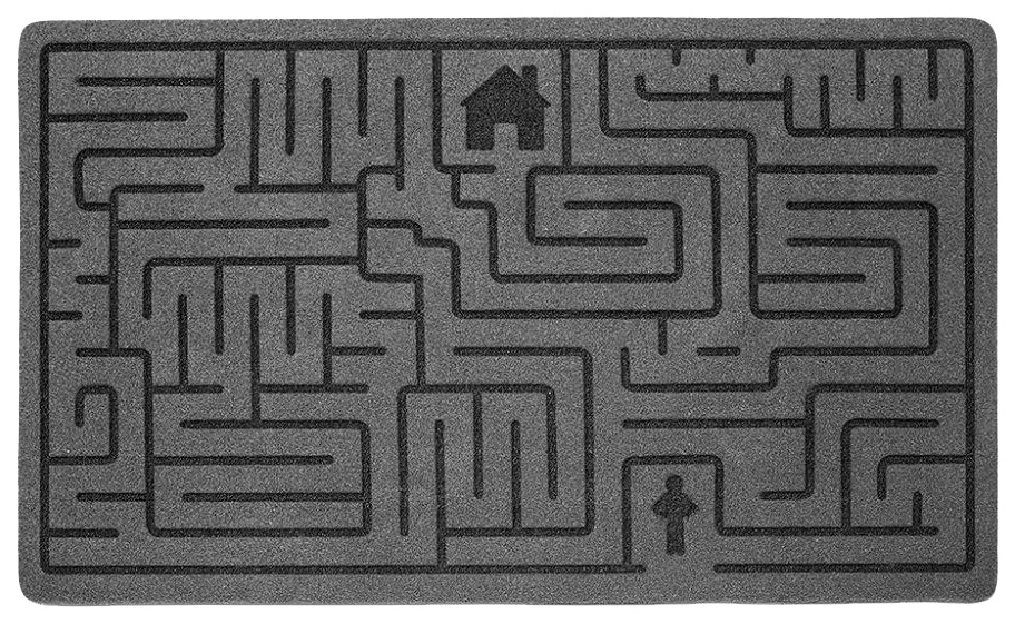 

Коврик придверный Balvi Labyrinth 26780 41x70 см