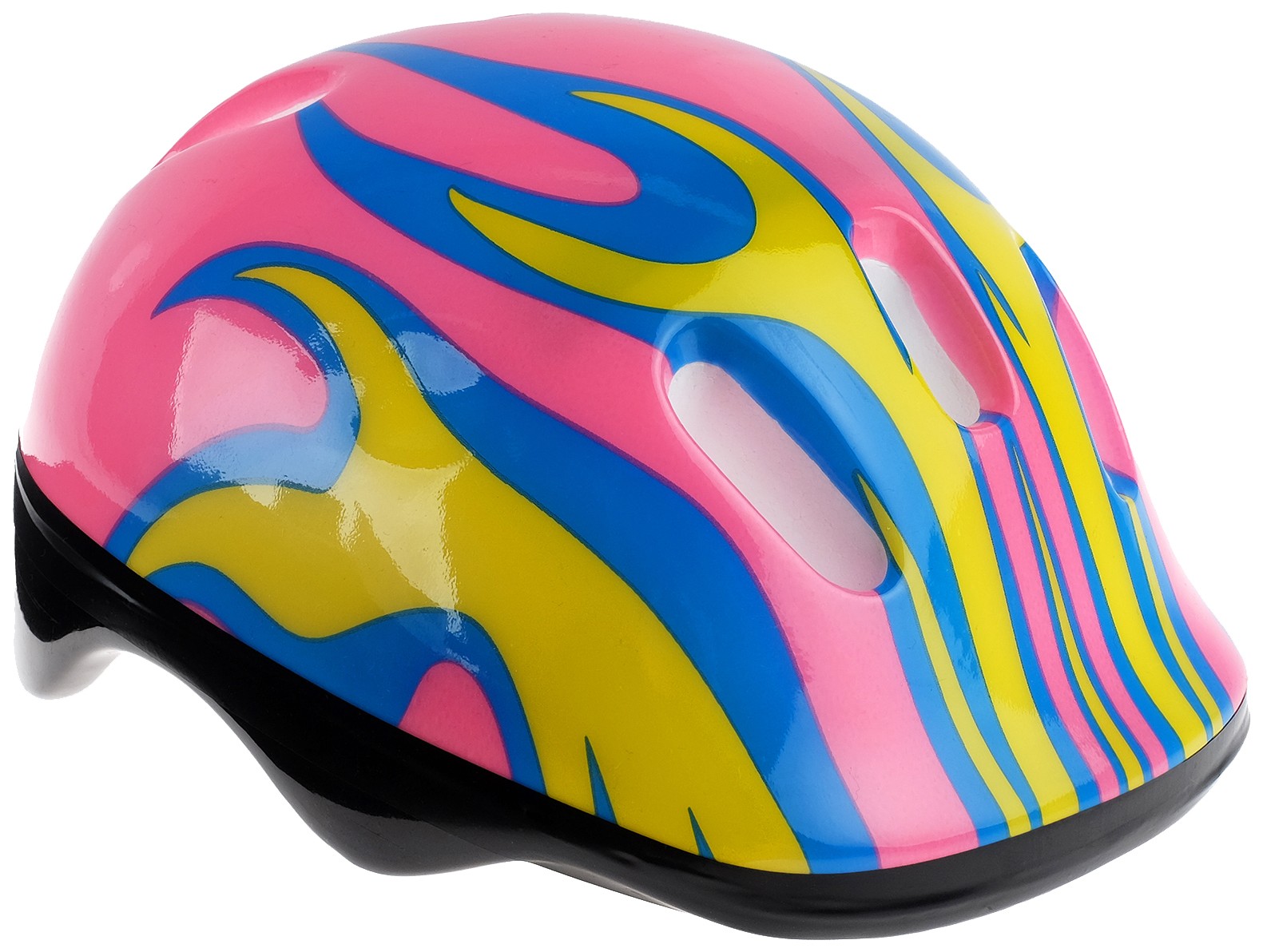 Шлем защитный детский OT-H6, размер M (55-58 см), цвет розовый ONLITOP