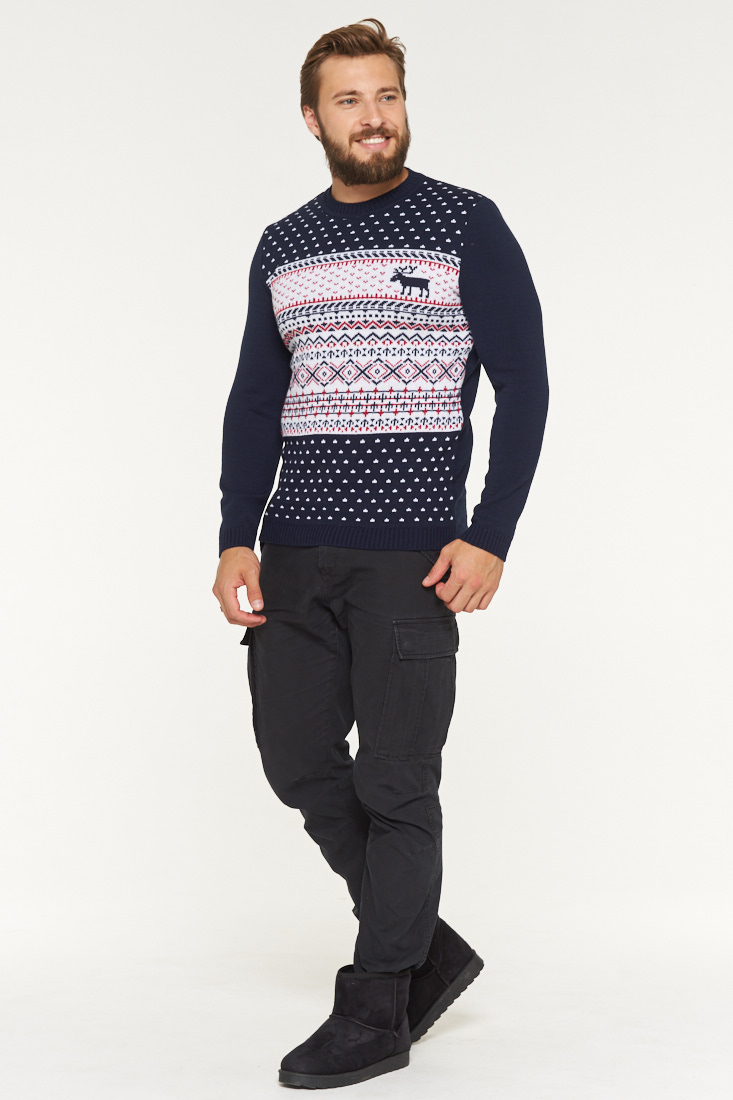 

Джемпер мужской 192-12196 VAY синий 54 RU, 192-12196