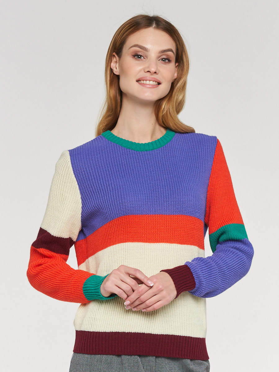 

Джемпер женский BE YOU фиолетовый, BY192-40028