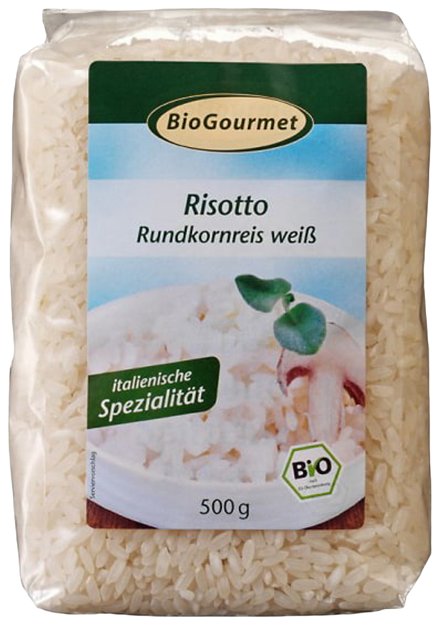 

Рис BioGourmet круглозерный для ризотто, ризотто