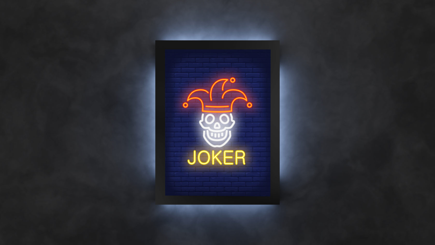 

Постер Neon Joker 40х50 в рамке