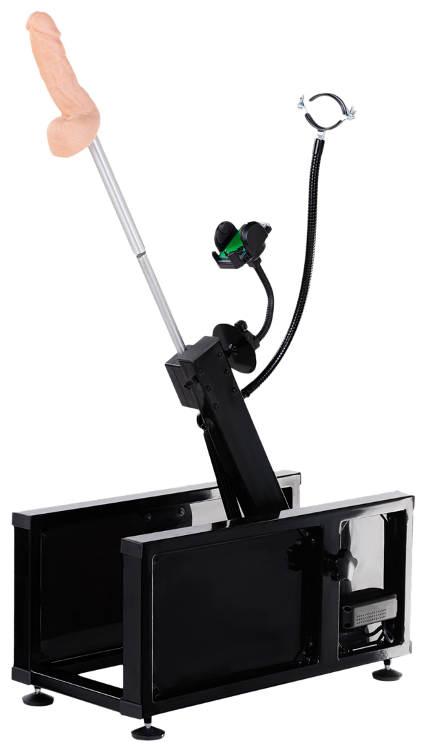 Секс-машина, Diva, Motion,металл, черный, с двумя насадками, 58 см