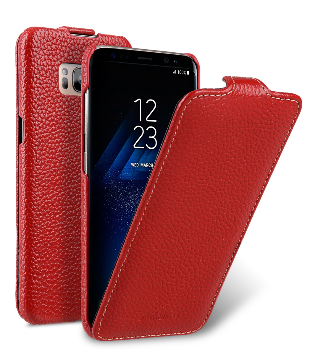 фото Чехол melkco для samsung galaxy s8 - jacka type red