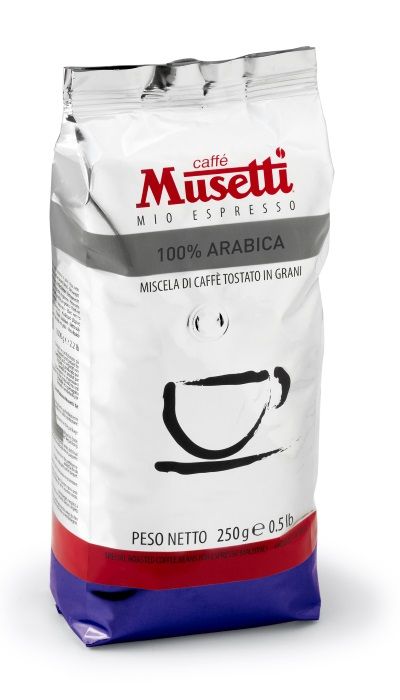 фото Кофе в зернах musetti 100% arabica 250 г