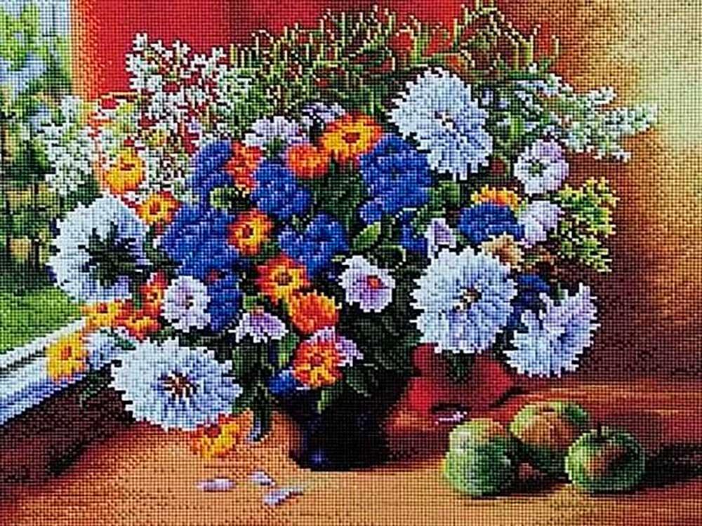 

Алмазная вышивка Painting Diamond Весенний букет, 40x50 см, Весенний букет