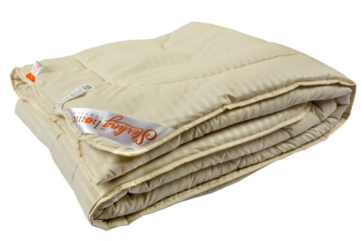 фото Одеяло sterling home textile верблюжья шерсть микрофибра 140x205, 1,5 спальное