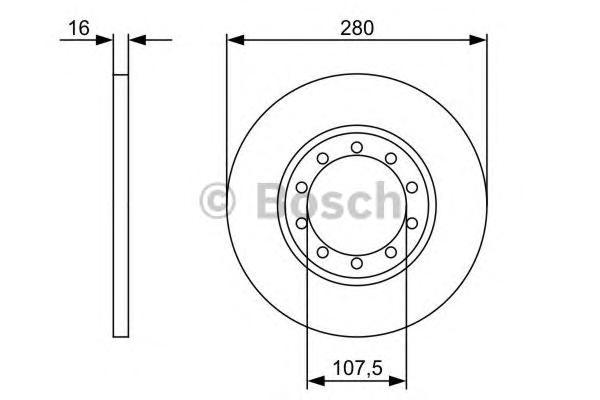 фото Тормозной диск bosch 0986479390