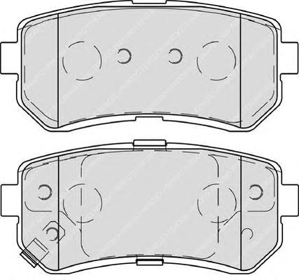 

Комплект тормозных колодок Ferodo FDB4235