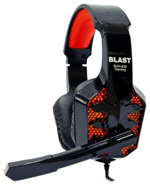 фото Игровая гарнитура blast bah-630 red/black
