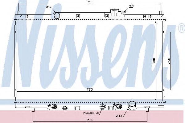 

Радиатор Nissens 68106