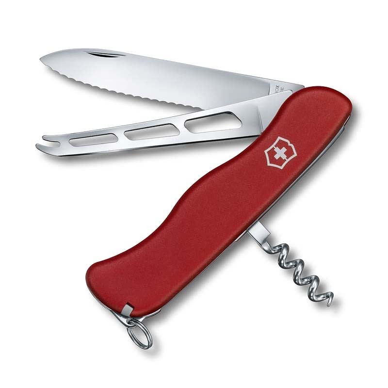

Мультитул Victorinox Cheese Knife 0.8833.W 111 мм красный, 6 функций, Cheese Knife