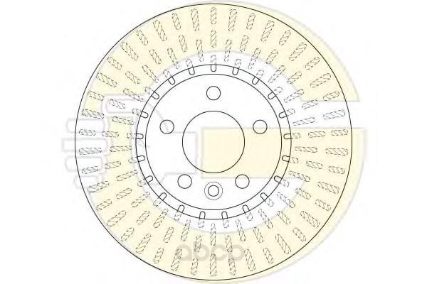 фото Тормозной диск girling передний для volkswagen multivan v, transporter v 03- 6064995