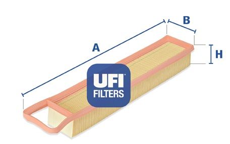 фото Фильтр воздушный двигателя ufi 30.345.00