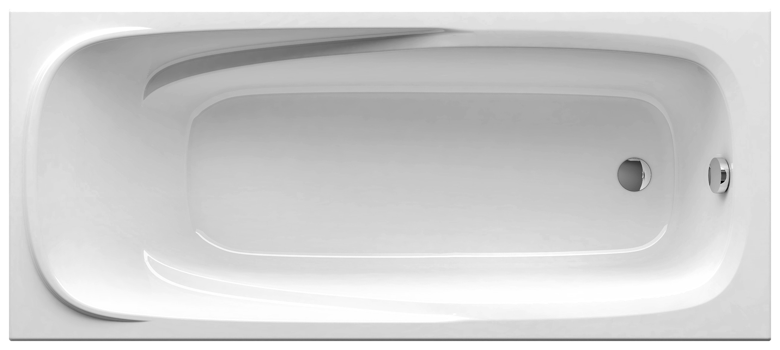 Ванна акриловая Ravak Vanda II 170х70 белая ванна акриловая ravak vanda ii cp11000000 160x70 см