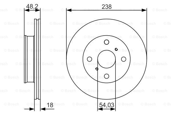 фото Тормозной диск bosch 0986479r75