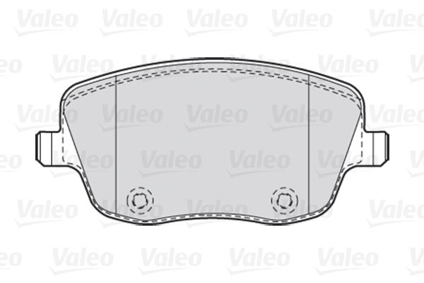 

Комплект тормозных колодок Valeo 301667