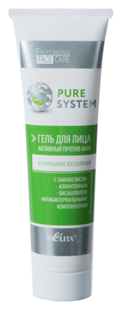 Гель для лица Белита PURE SYSTEM Гель для лица активный против акне