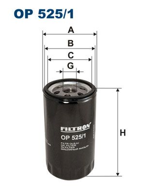 

Фильтр масляный FILTRON OP525/1