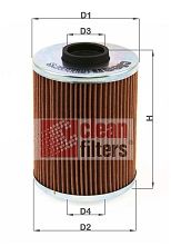 фото Фильтр масляный clean filters ml 490