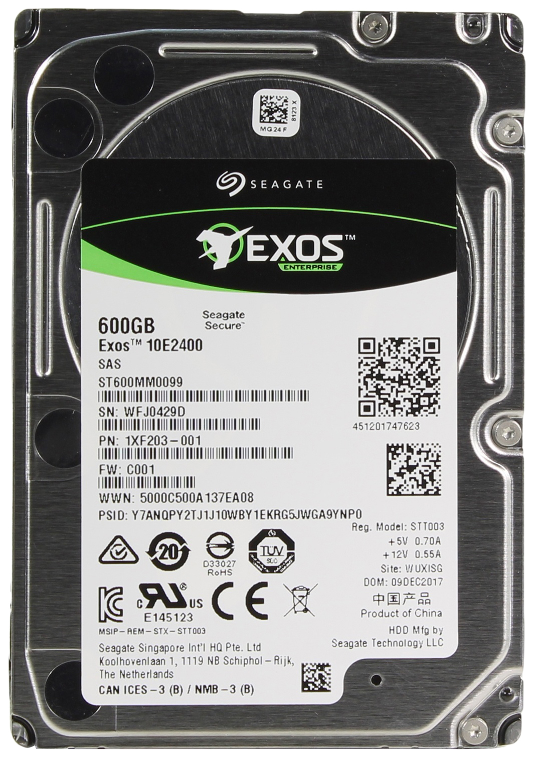 фото Внутренний жесткий диск seagate exos 600gb (st600mm0099)