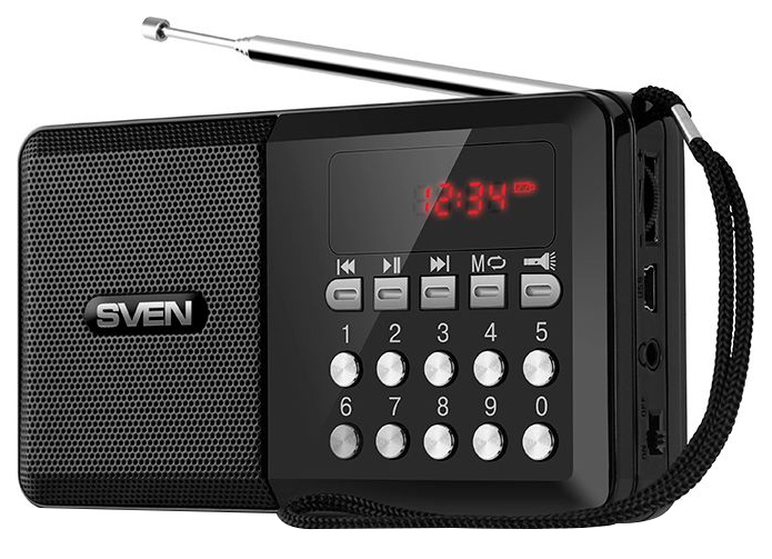

Радиоприемник Sven PS-60 Black, PS-60