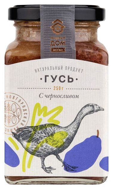 

Гусь Медовый дом с черносливом 250 г