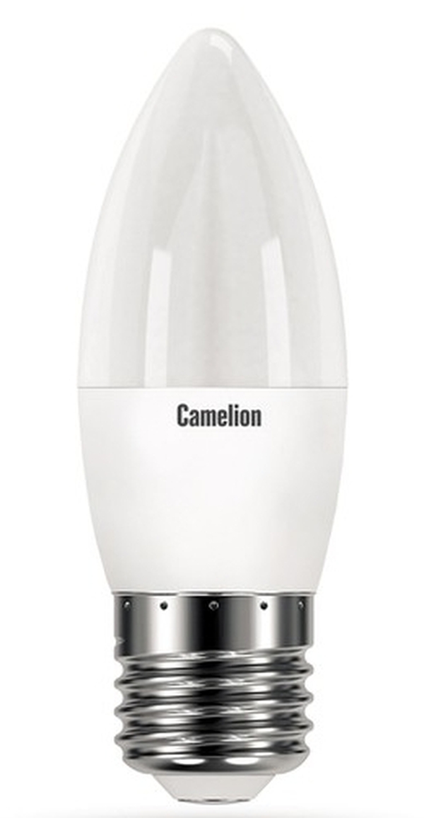 фото Светодиодная лампочка camelion led7-c35/830/e27