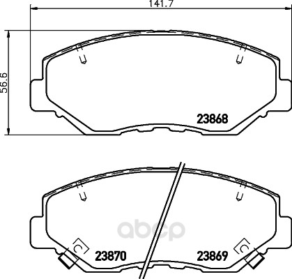 

Тормозные колодки HELLA PAGID/BEHR Nao 8DB355028011