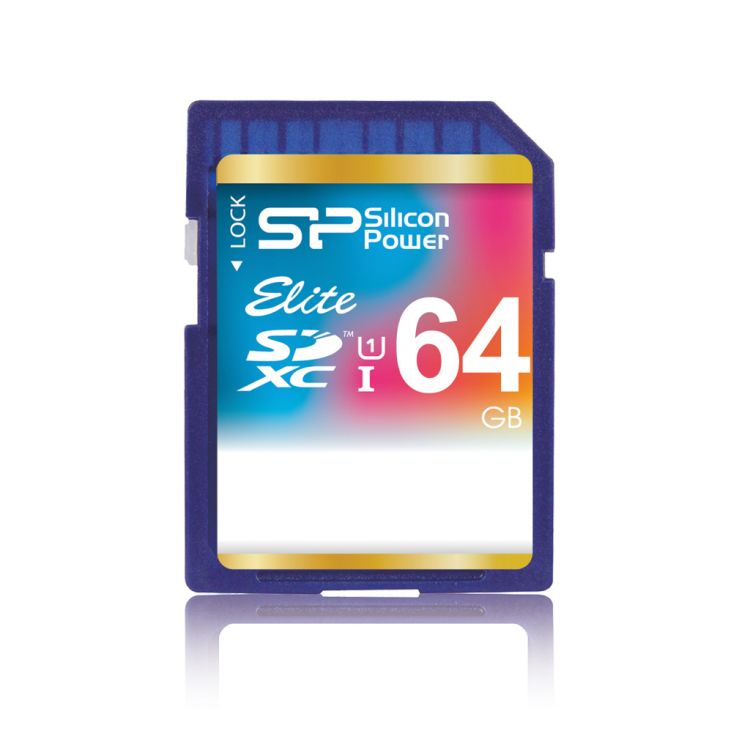 фото Карта памяти silicon power elite sdxc 64gb