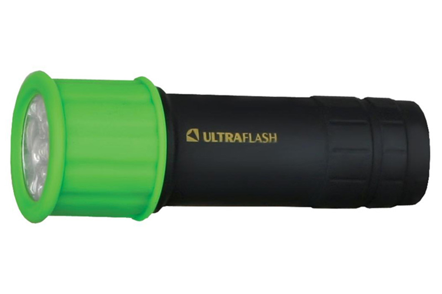 фото Туристический фонарь ultraflash led15001-c черный/зеленый, 1 режим