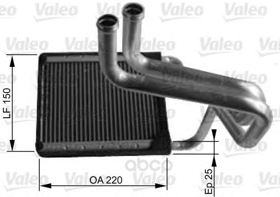 

Радиатор охлаждения двигателя Valeo 812430
