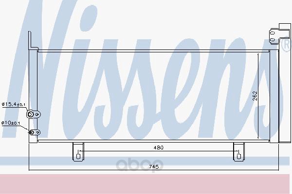 

Радиатор охлаждения двигателя Nissens 940499