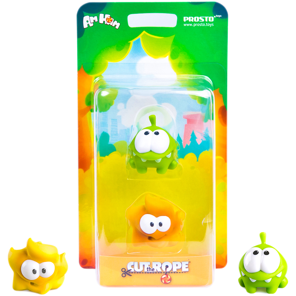 фото Фигурка prosto toys cut the rope - ам ням + рыжик