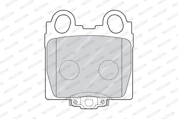 

Тормозные колодки FERODO дисковые FDB1610