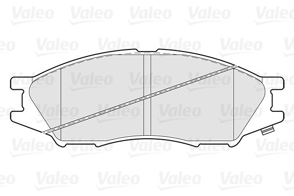 

Комплект тормозных дисковых колодок Valeo 301747