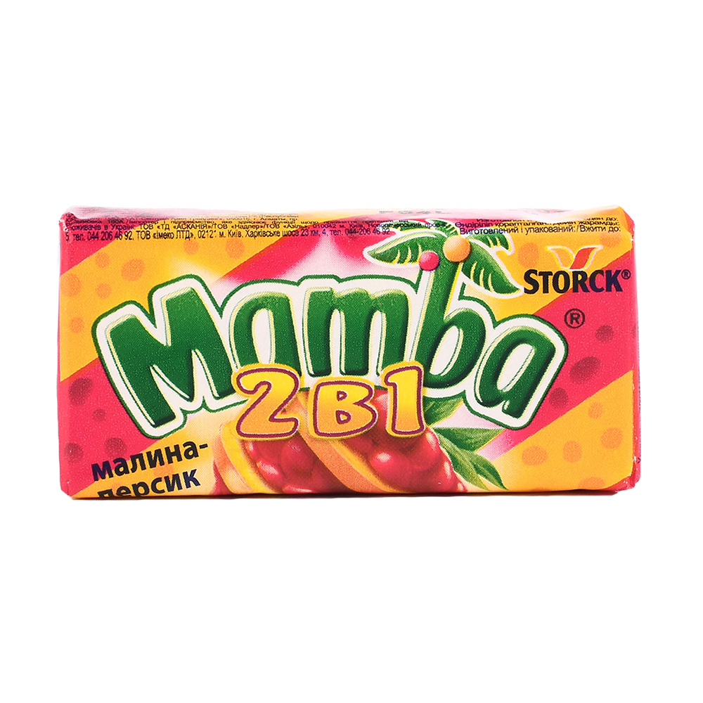 Жевательные конфеты Mamba 2в1 26.5 г