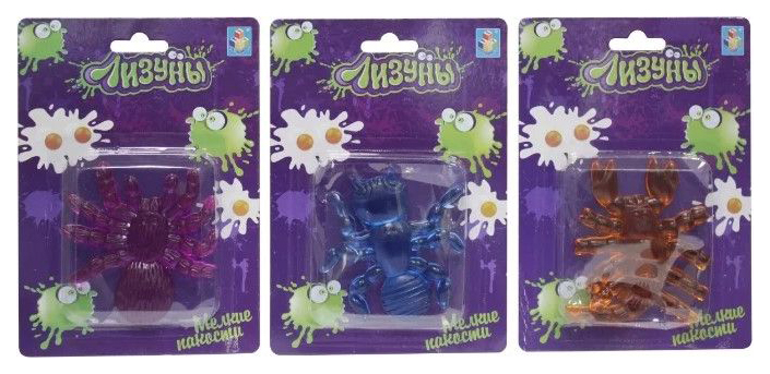 

Лизун 1TOY Мелкие пакости Насекомые Т10572 в ассортименте