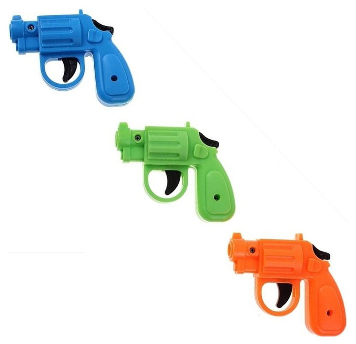 Пистолет игрушечный ПК Форма Малышки С-106-Ф Синий; зеленый; оранжевый